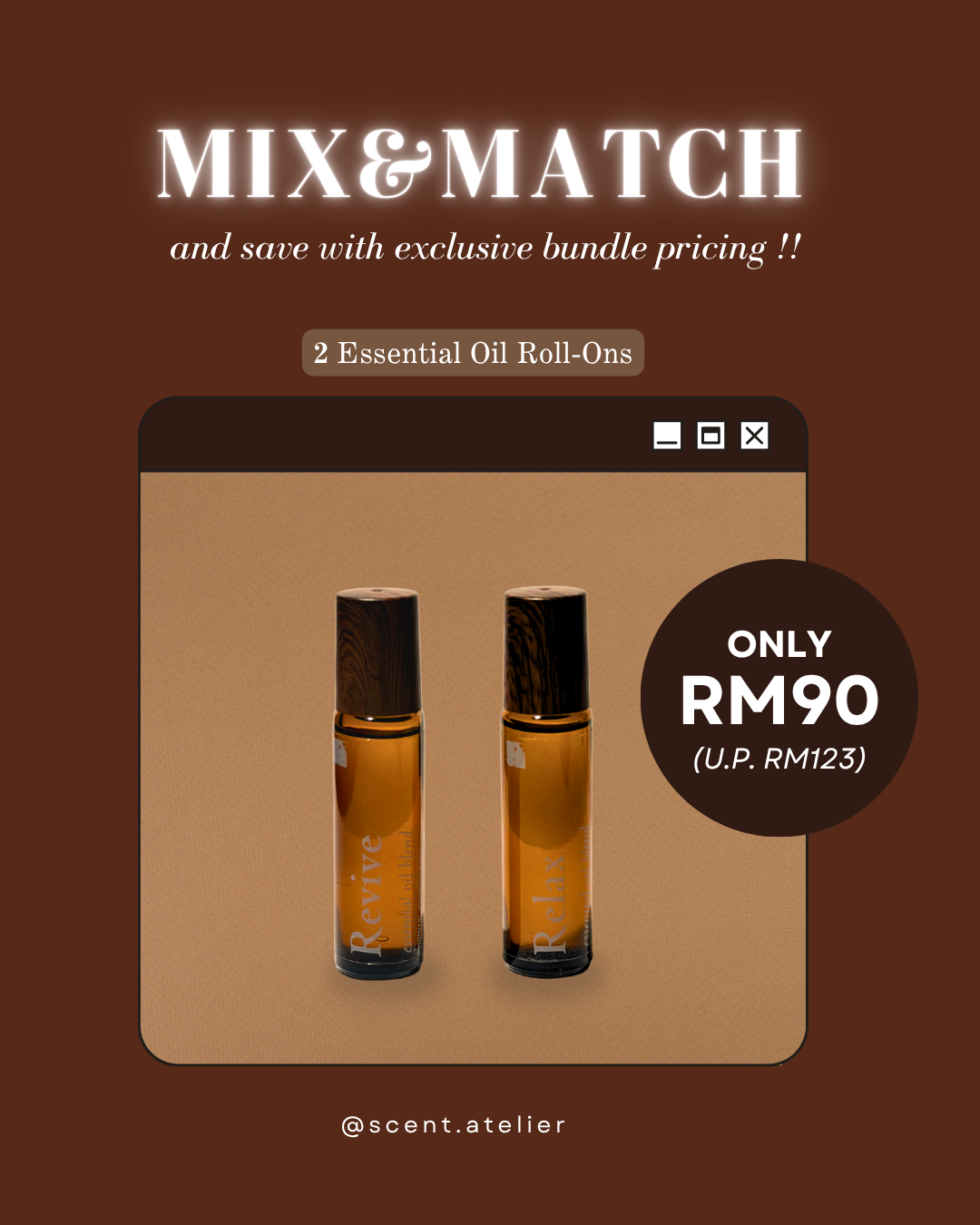 [M&M] Essential Oil Roll-On Set