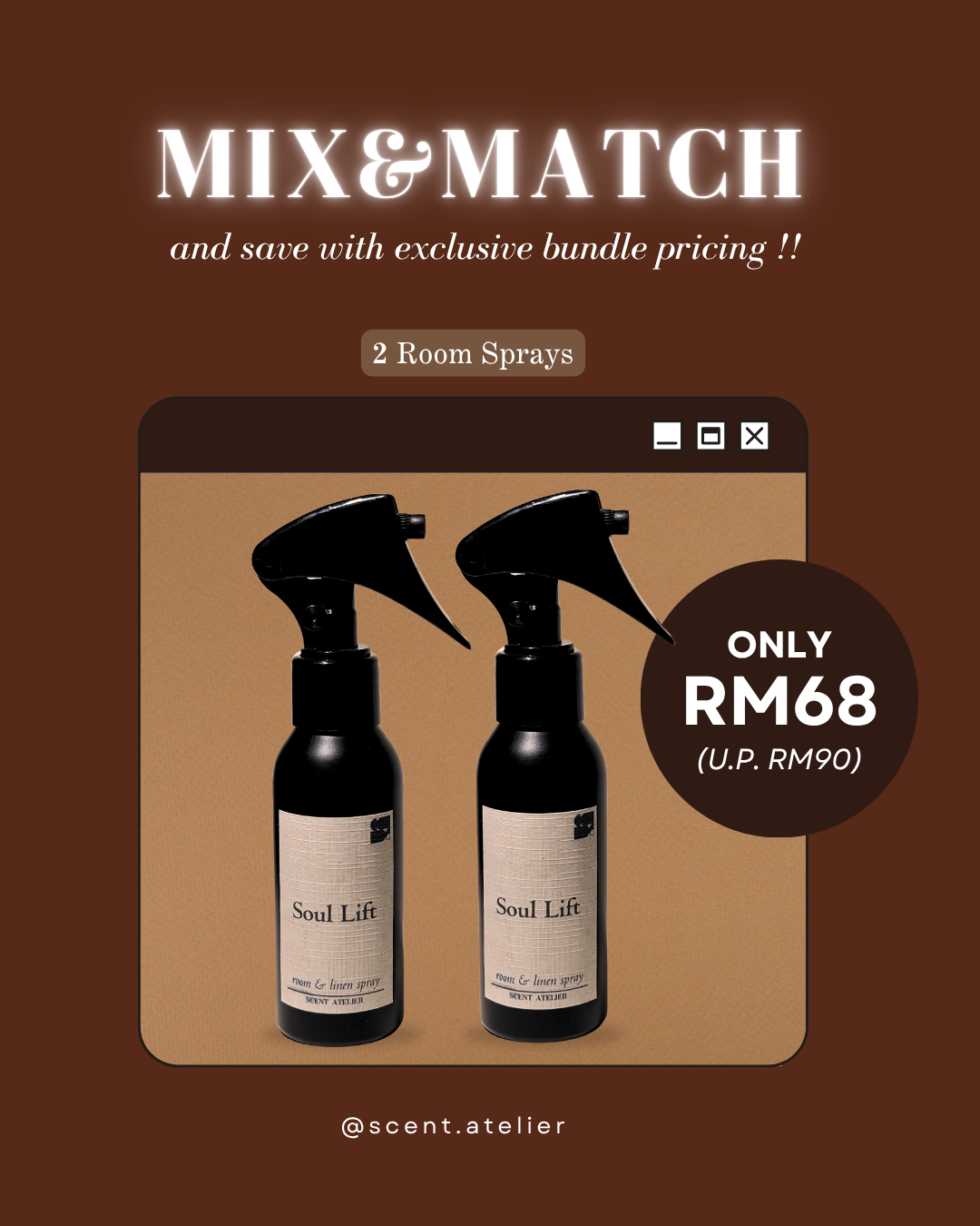 [M&M] 2x Room Sprays